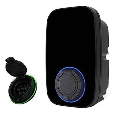 Cargador de coche con caja de pared